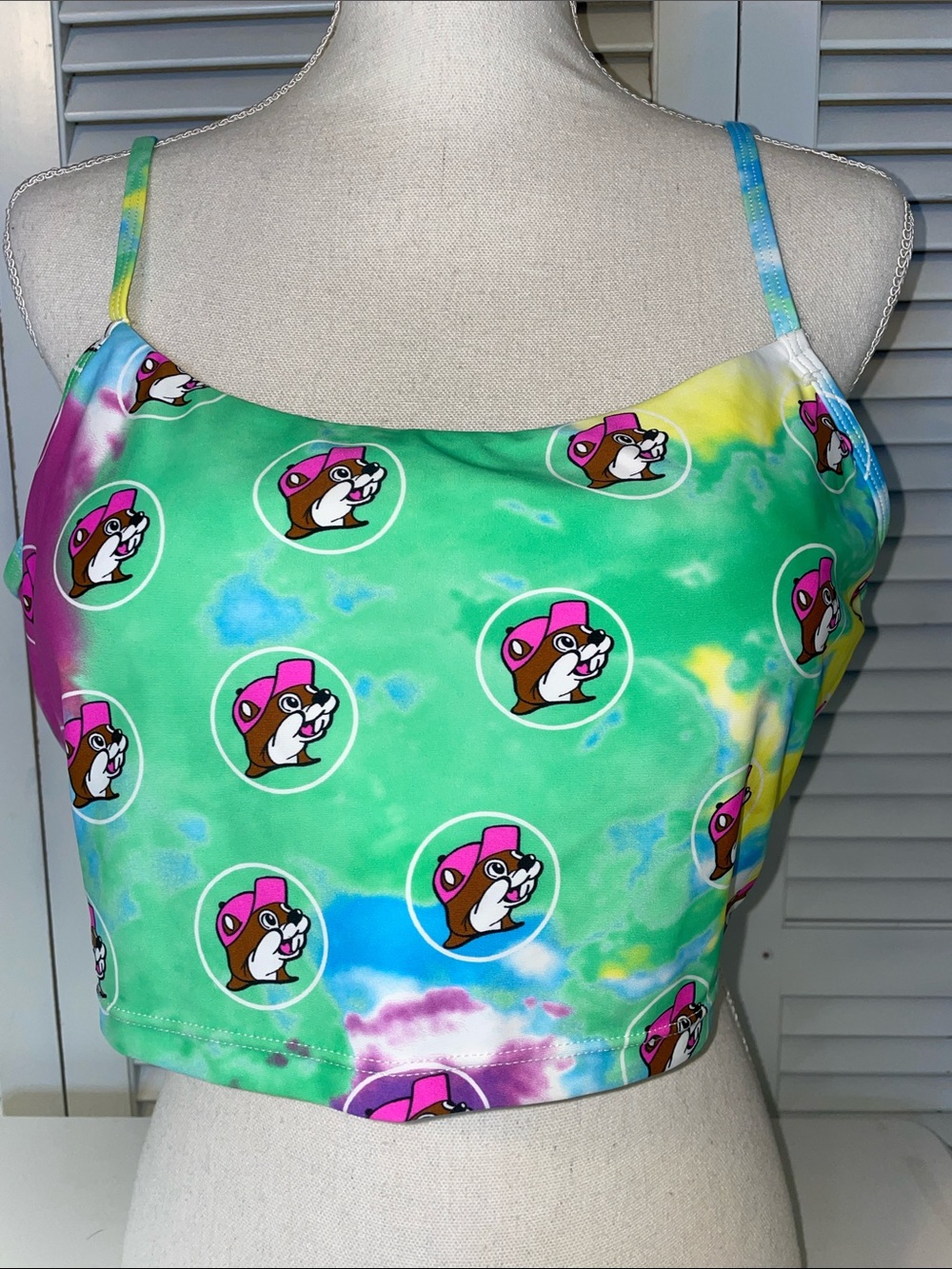 NWOT Buc-cee’s Tie-Dye Tankini Swim Top - Sz 2XL